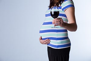 Pregnant Woman Drinking